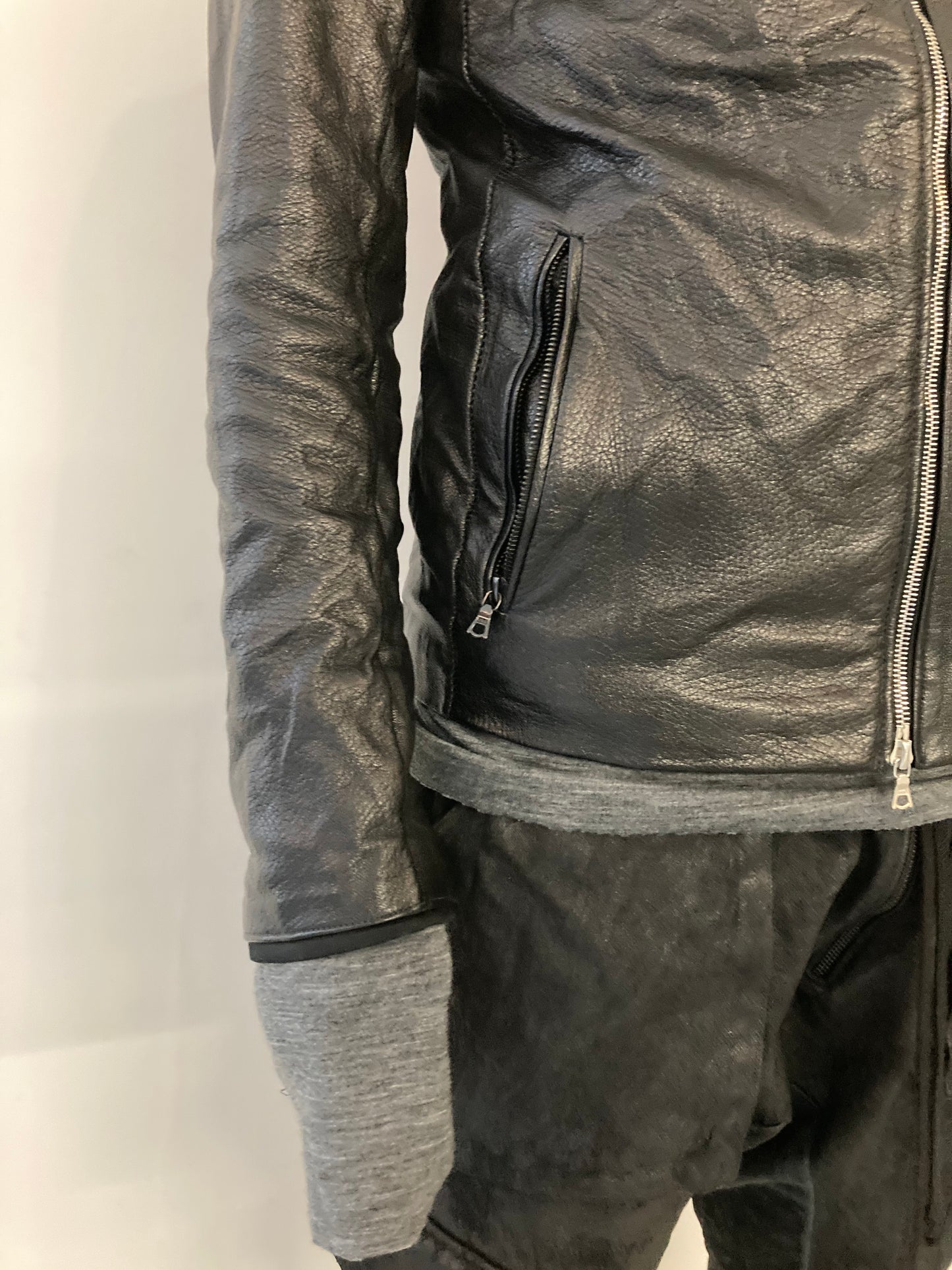 KNG13 || MINIMALIST LEATHER JACKET ||