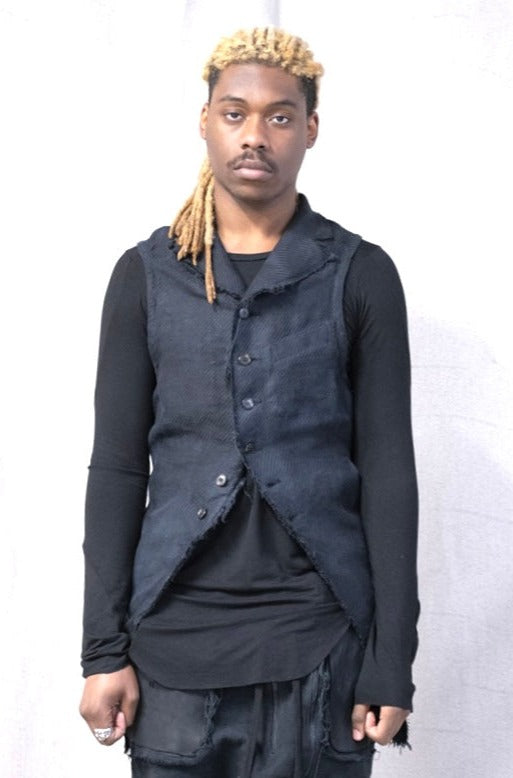 SS23 || PROTOLOGICAL ARCHETYPE VEST - OD LINEN