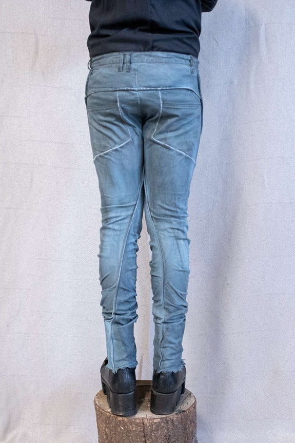 SS23 || RIDGE SEAM DNA - GREY STRETCH COTTON