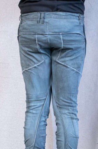 SS23 || RIDGE SEAM DNA - GREY STRETCH COTTON