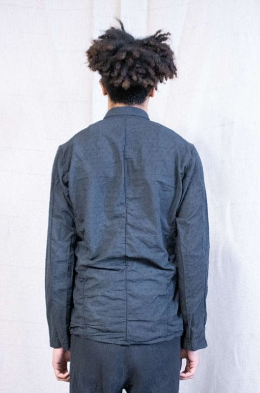 SS23|| TRI PANEL "ZERO" SHIRT" LONG - BLACK