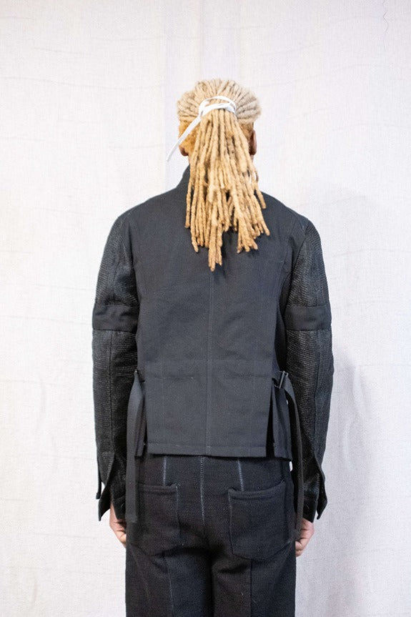 SS23|| BORG GTS || BLACK COTTON + INDUSTRIAL MESH