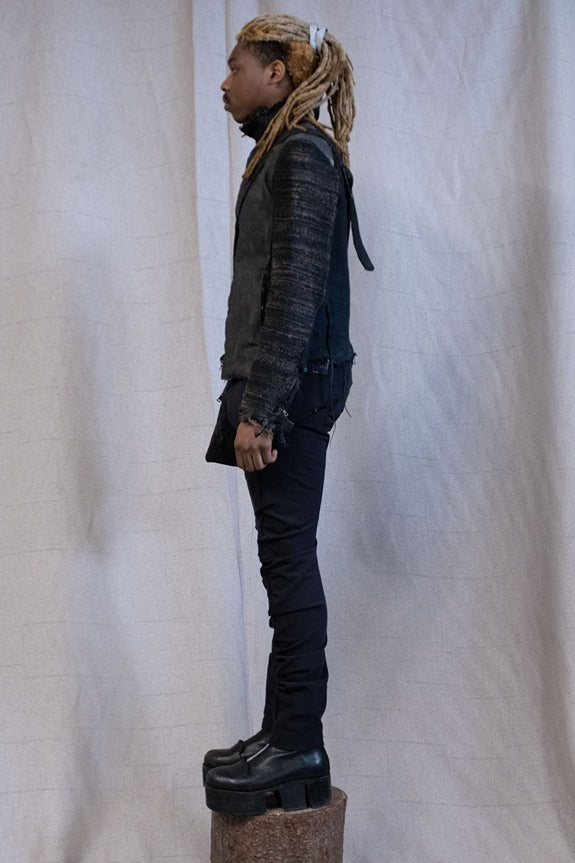 SS23|| HIGH NECK MINIMALIST JACKET - ZERO FABRIC EDITION (2.0)