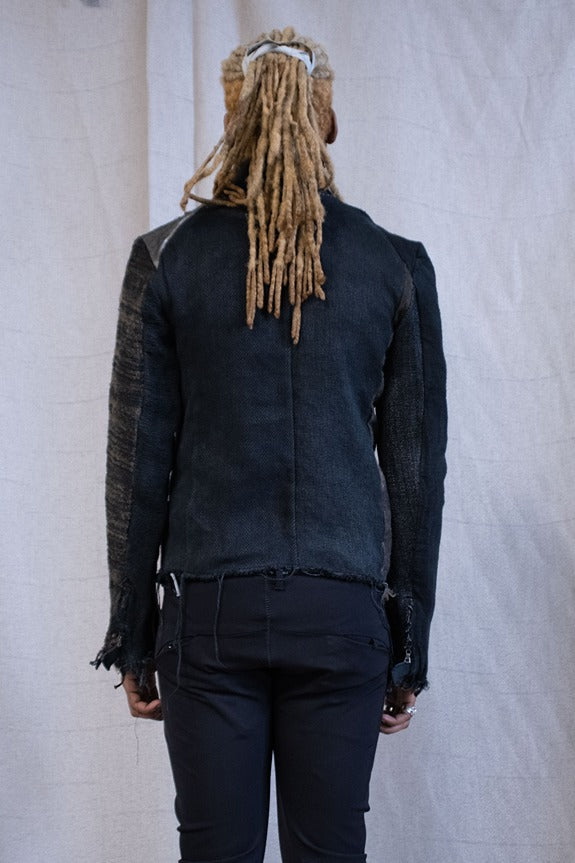SS23|| HIGH NECK MINIMALIST JACKET - ZERO FABRIC EDITION (2.0)