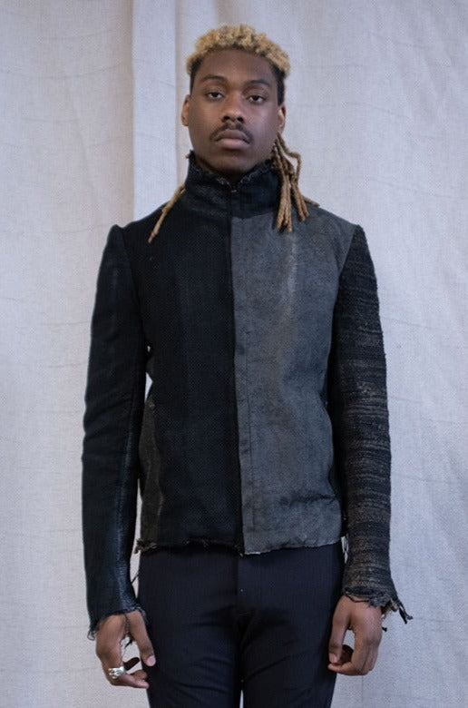 SS23|| HIGH NECK MINIMALIST JACKET - ZERO FABRIC EDITION (2.0)