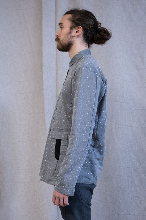 SS23 || TRI PANEL "ZERO" SHIRT" LONG || GREY