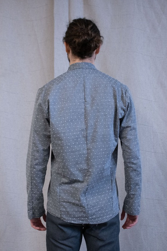 SS23 || TRI PANEL "ZERO" SHIRT" LONG || GREY