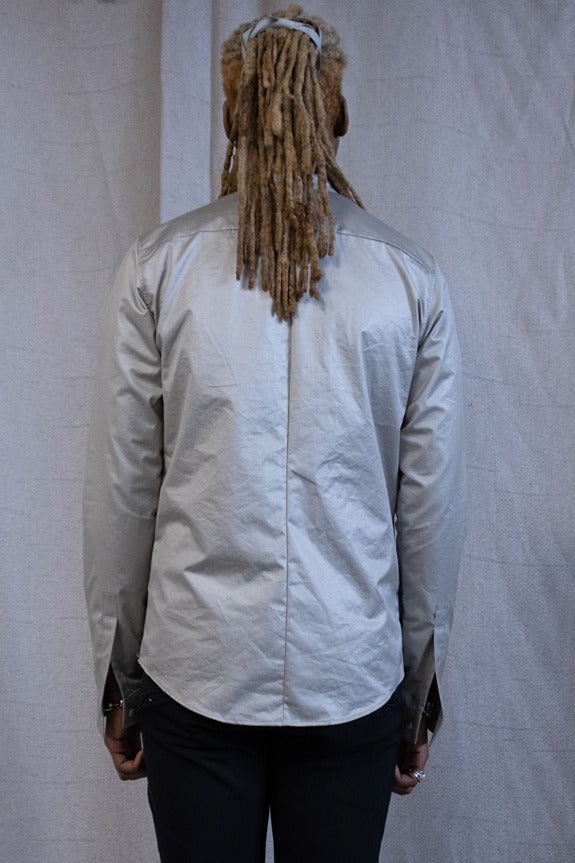 SS23|| KINGSTON 13 PATCHWORK SHIRT - SAND