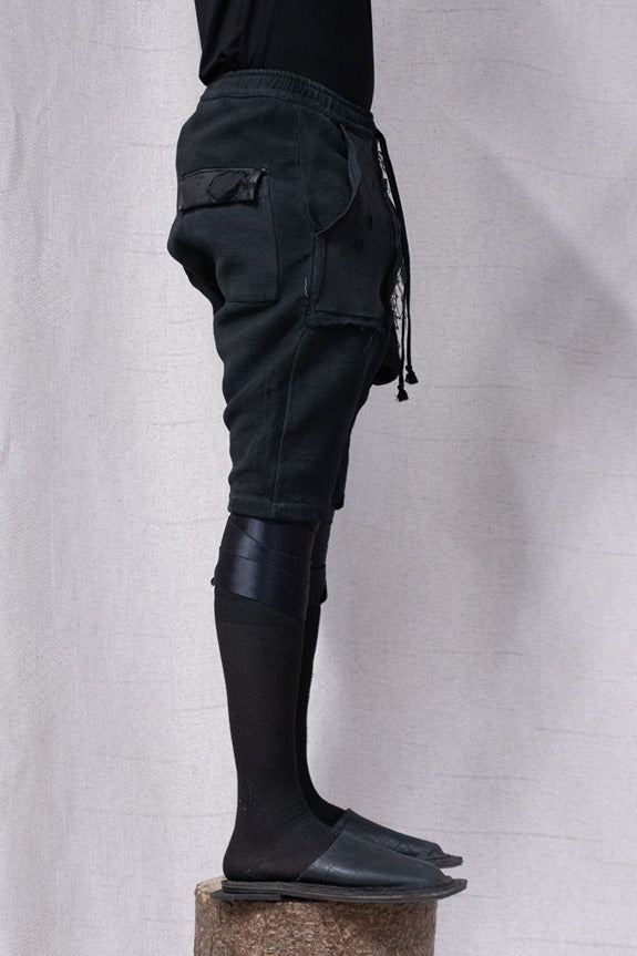 SS23 || INSERT FLY MOONSTAR SHORTS || BLACK