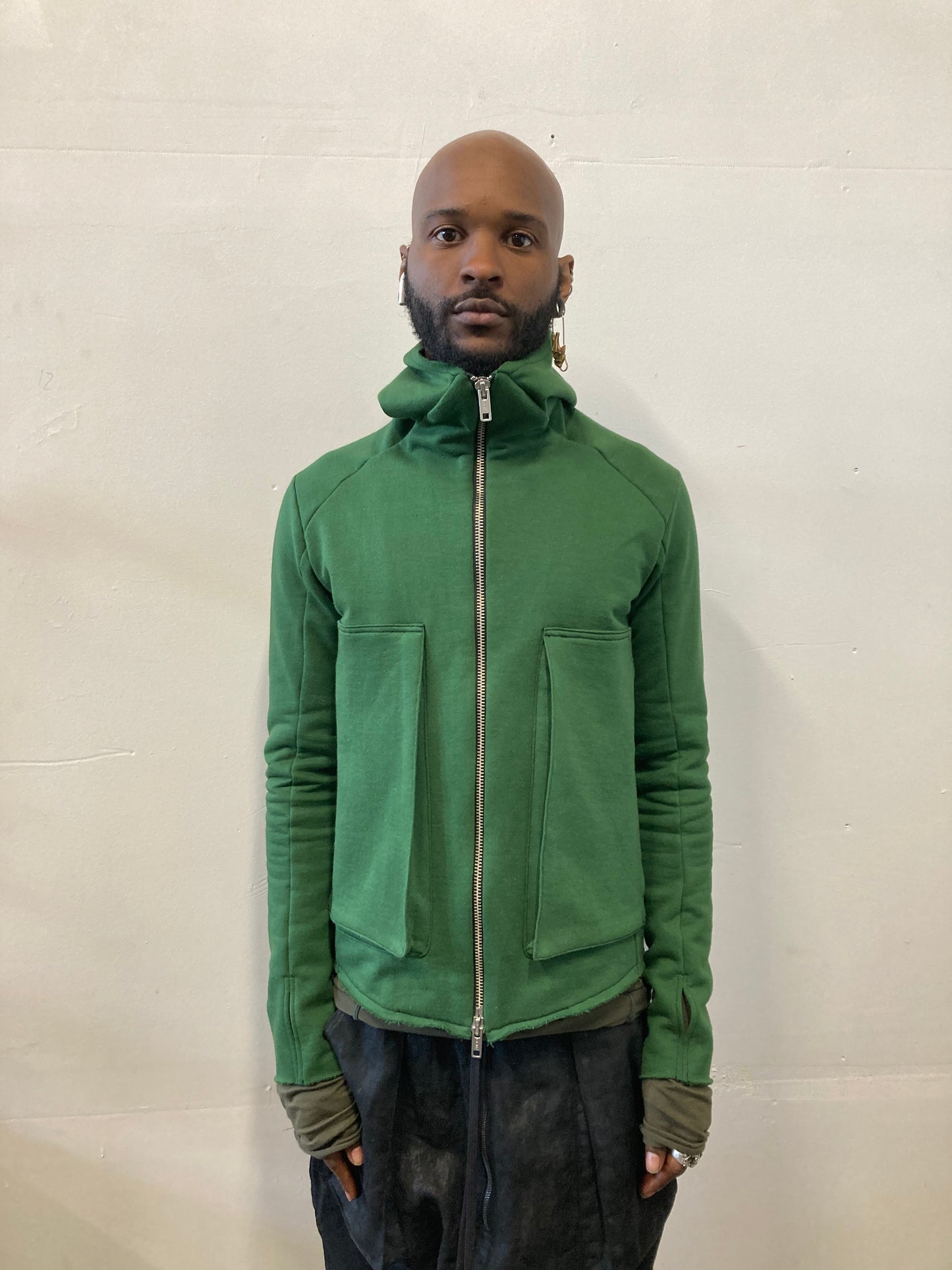 22.1 3D POCKET HENRIKSSON HOODIE - GREEN