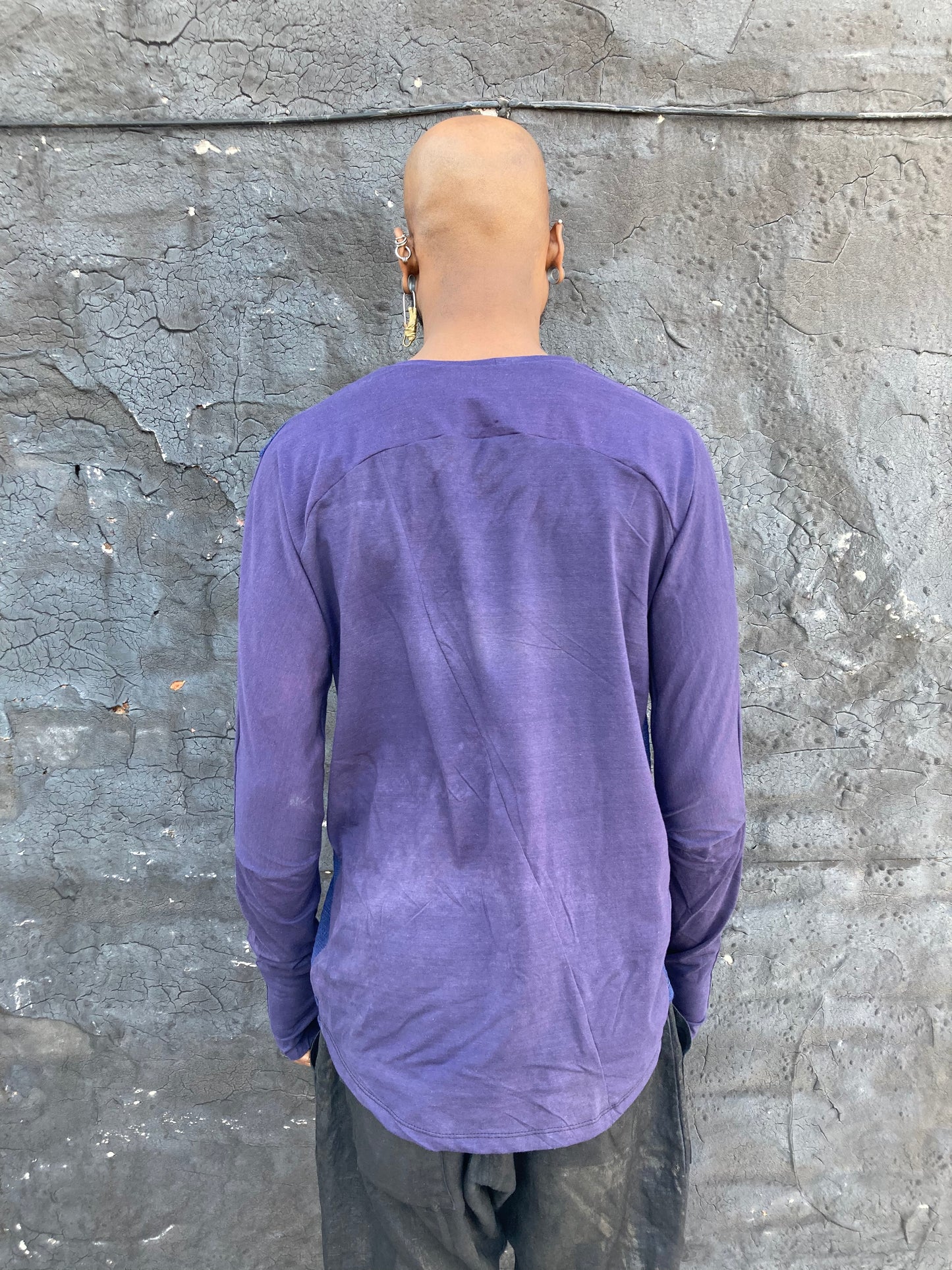 22.1 LONG SLEEVE 3DT-SHIRT || PLUM||