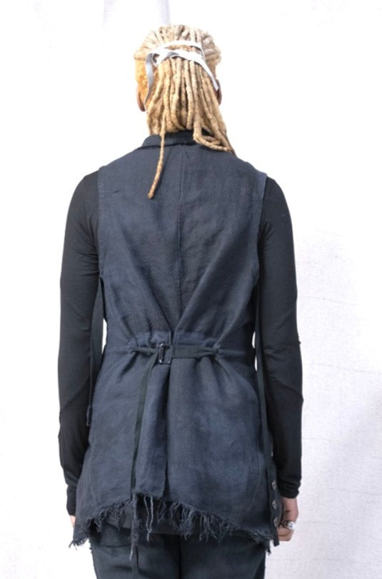 SS23 || PROTOLOGICAL ARCHETYPE VEST - OD LINEN