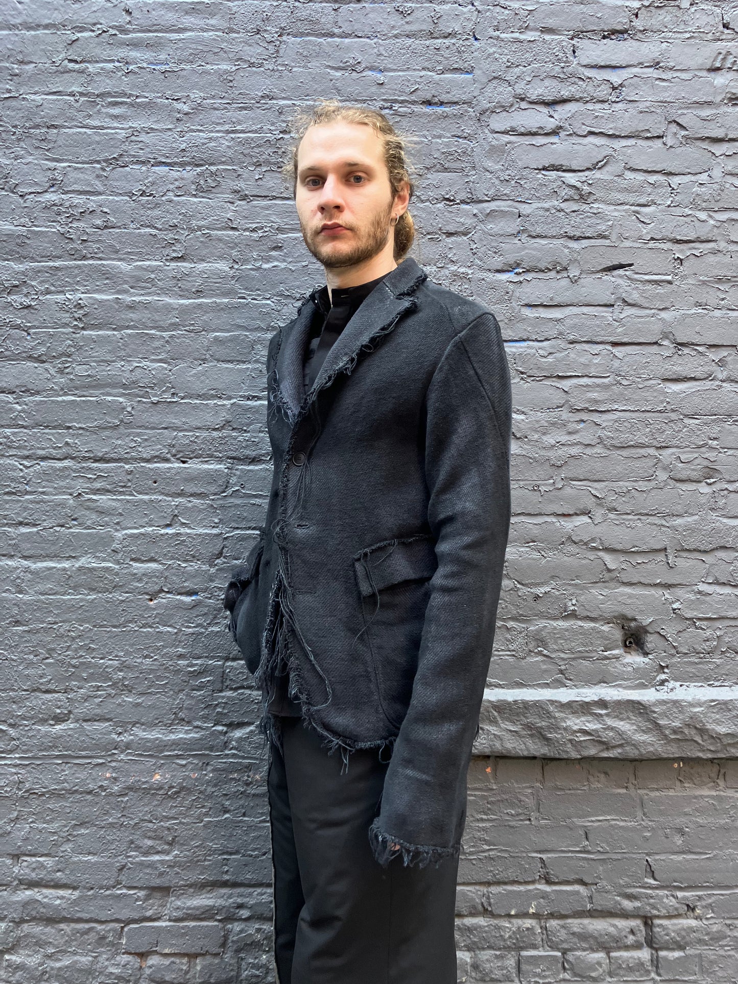 FW23||  PROTOLOGICAL ARCHETYPE CLASSIC BLAZER || JUTE
