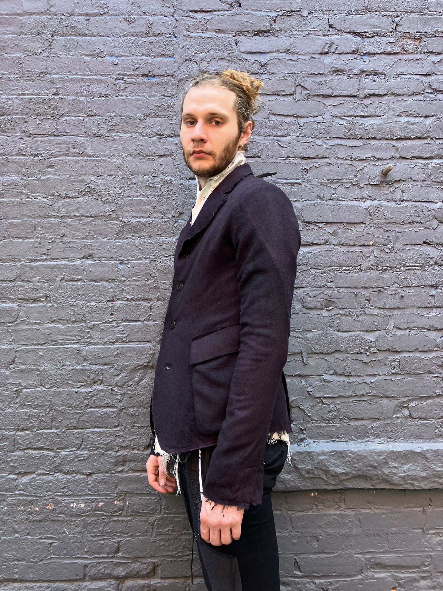 FW23|| PROTOLOGICAL ARCHETYPE CLASSIC BLAZER || BOILED WOOL - CASHMERE