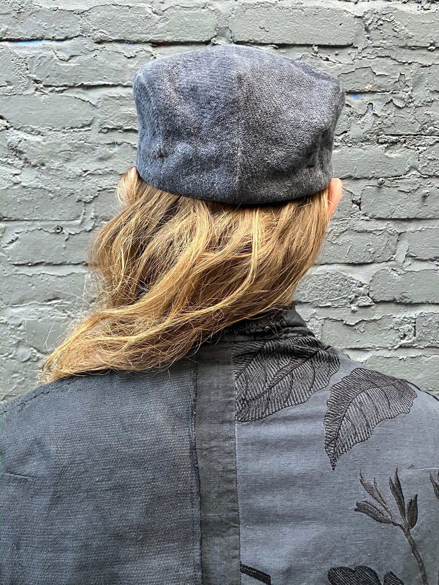 FW23 ||  EXTENDED BILL HAT || BLACK JUTE