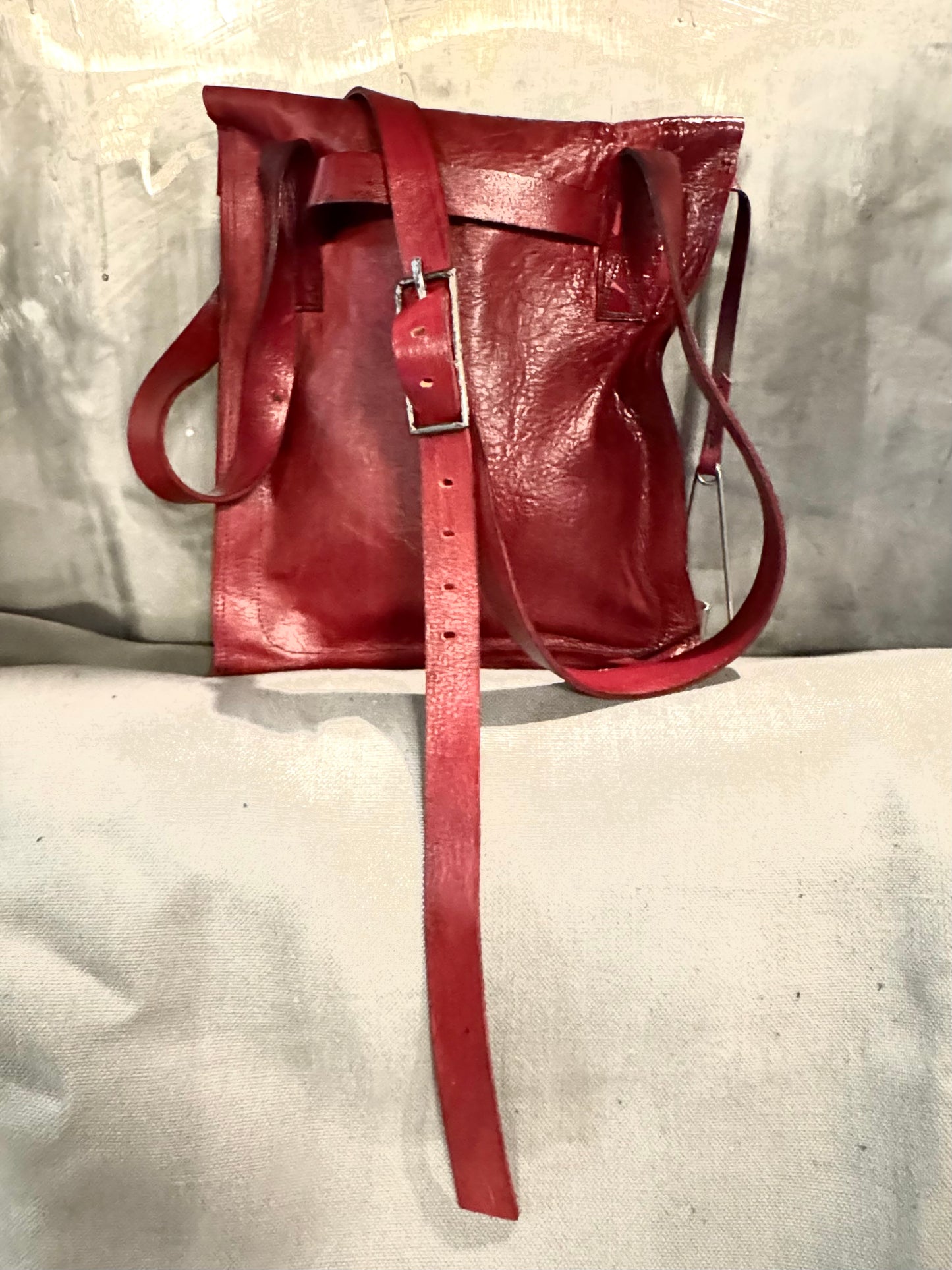 ZB - BG|| LECTER ||  DARK RED HORSEHIDE