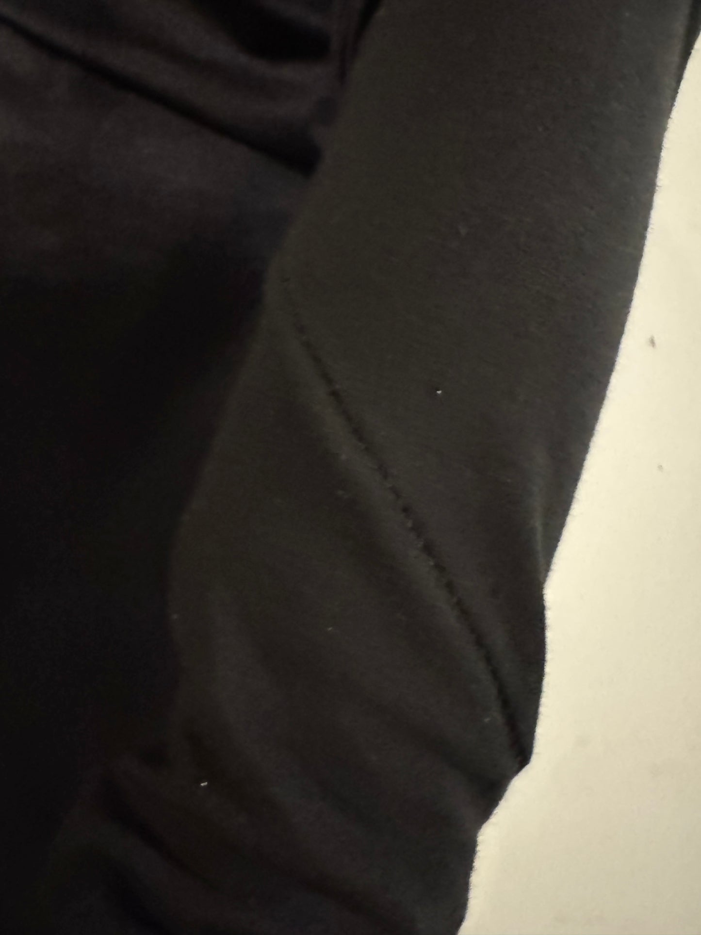 ZB- A  || OVERLOCKED LONG  ARM GAUNTLETS || OD BLACK + BLACK OVERLOCK