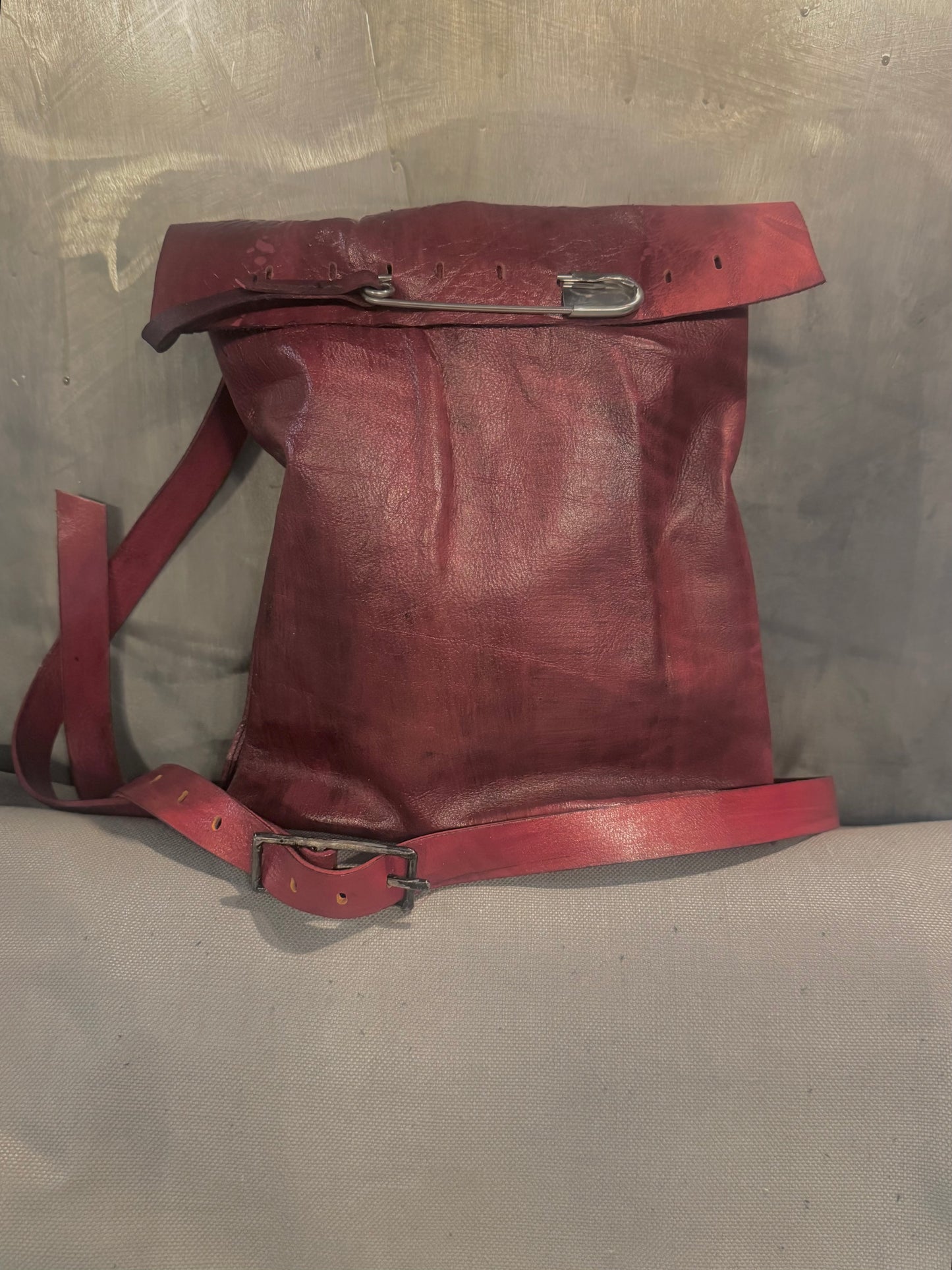 ZB - BG|| LECTER ||  DARK RED HORSEHIDE