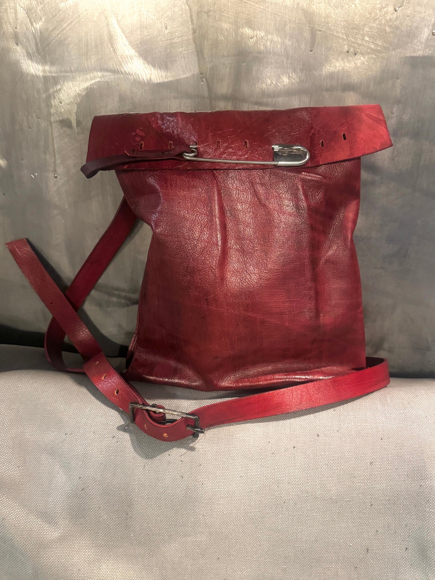 ZB - BG|| LECTER ||  DARK RED HORSEHIDE