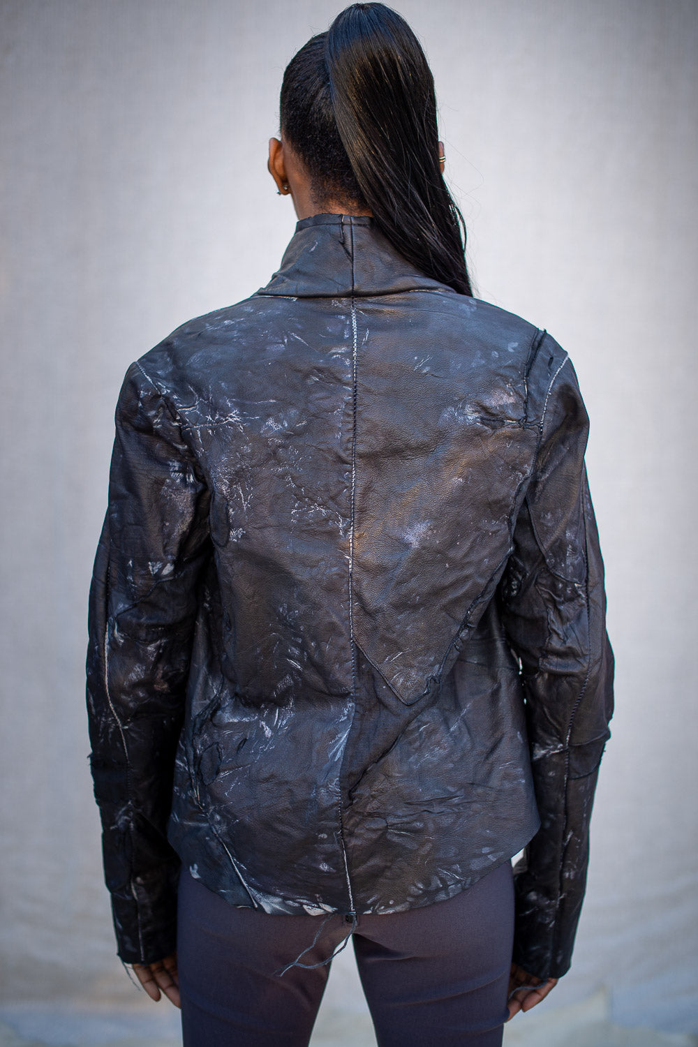 FW24 || MOONSTAR PROTOLOGICAL ARCHETYPE SHIRT JACKET || BLACK