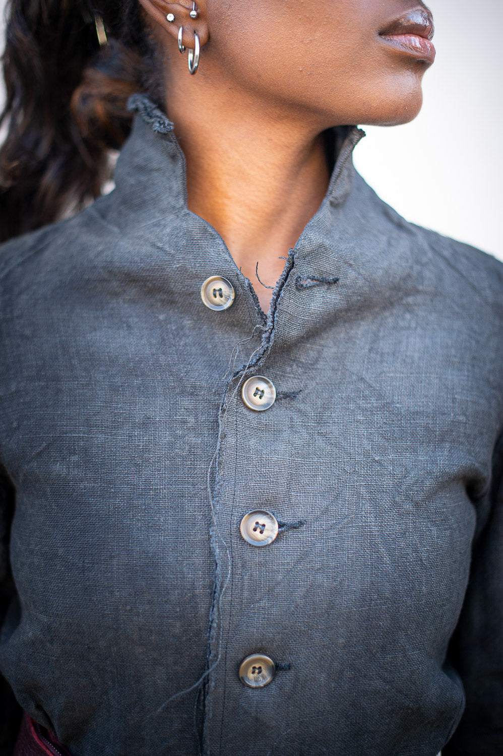 FW24 || PROTOLOGICAL ARCHETYPE SHIRT || BLACK COTTON