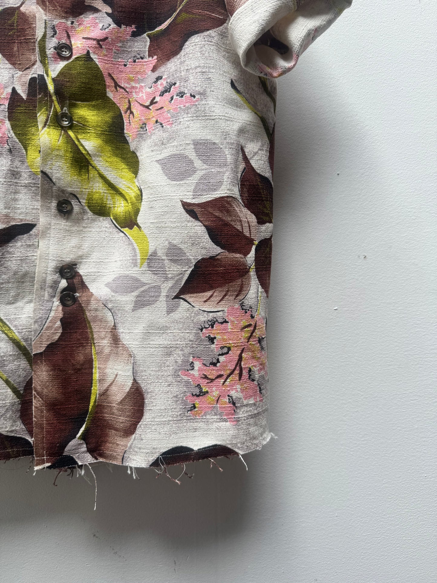 FEMME || PROTOLOGICAL ARCHETYPE SHORT SLEEVE SHIRT|| FLORAL PRINT