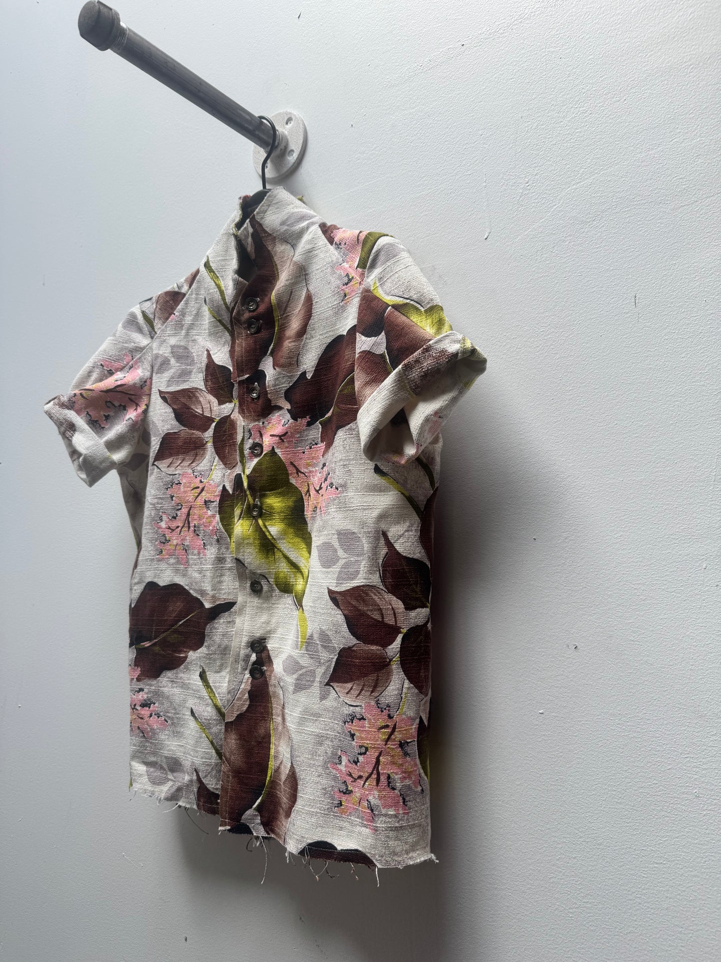 FEMME || PROTOLOGICAL ARCHETYPE SHORT SLEEVE SHIRT|| FLORAL PRINT