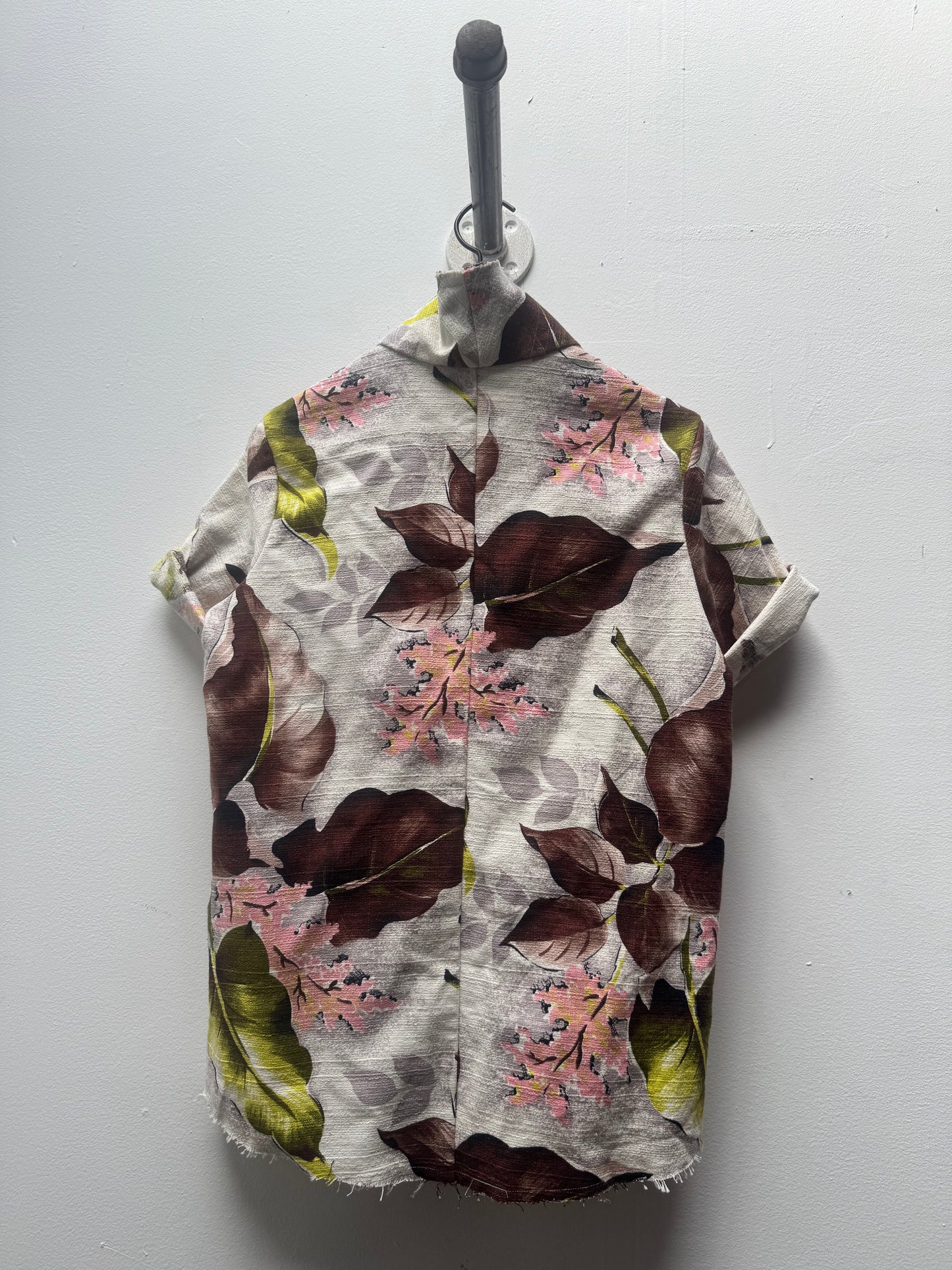 FEMME || PROTOLOGICAL ARCHETYPE SHORT SLEEVE SHIRT|| FLORAL PRINT