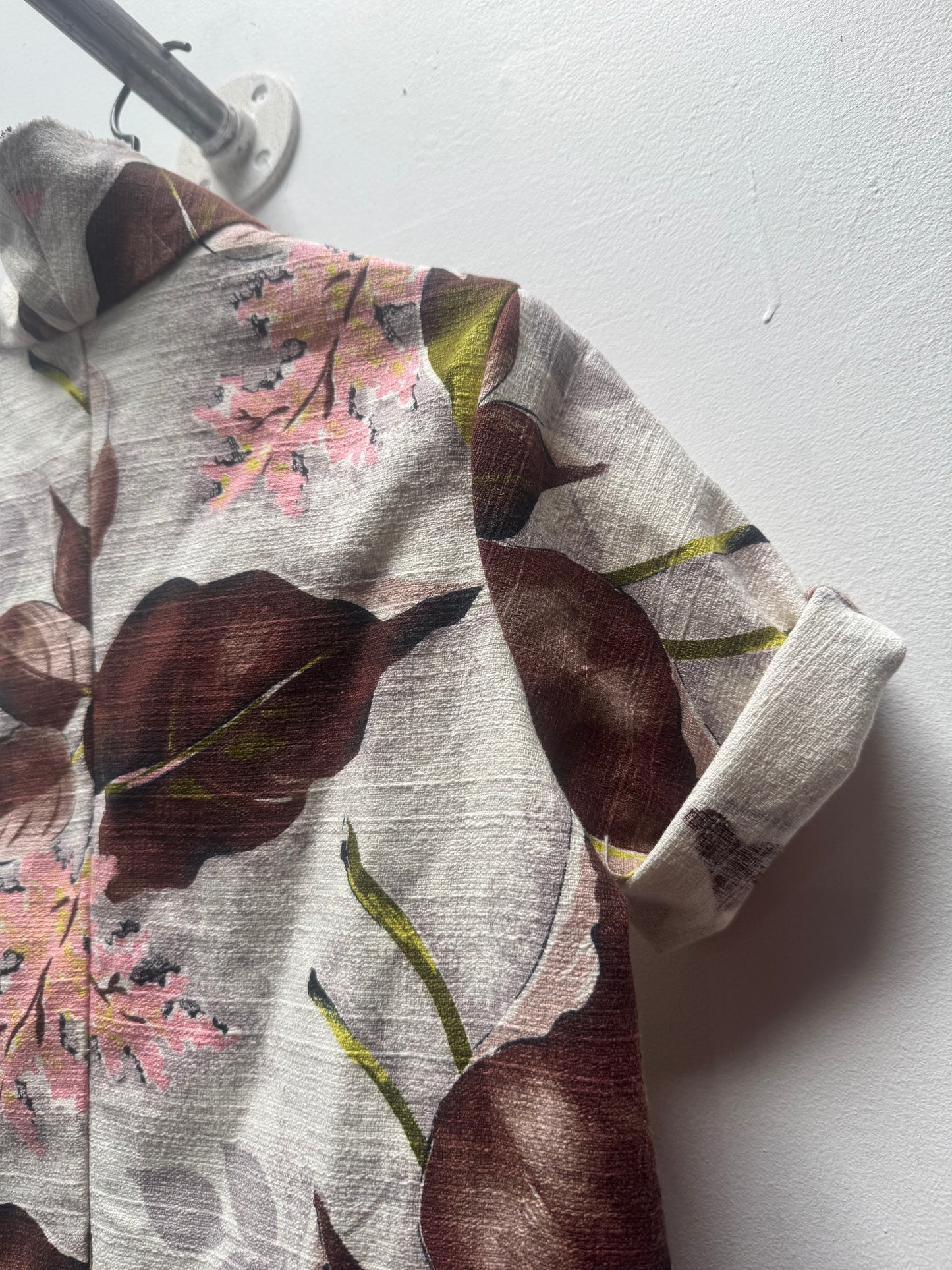 FEMME || PROTOLOGICAL ARCHETYPE SHORT SLEEVE SHIRT|| FLORAL PRINT