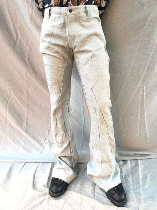 FW25 ||  BOOT CUT FLARED JEANS || 25TH ANNIVERSARY || ECRU