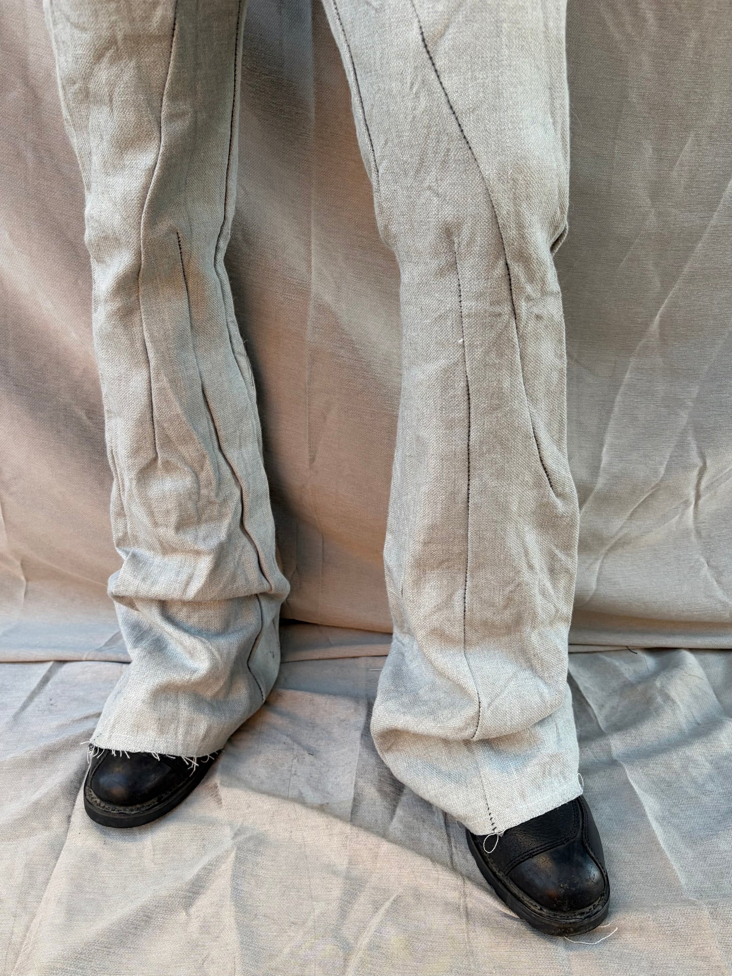 FW25 ||  BOOT CUT FLARED JEANS || 25TH ANNIVERSARY || ECRU