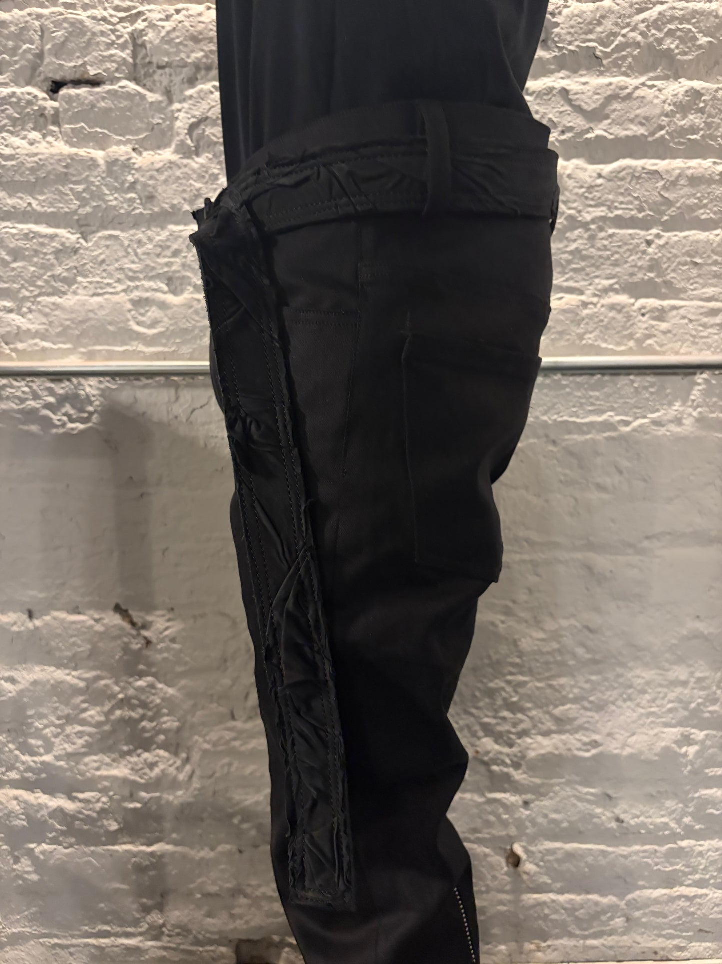 FW25 || KGN 13 1.5" BELT || BLACK - RUCHED SILK CALF