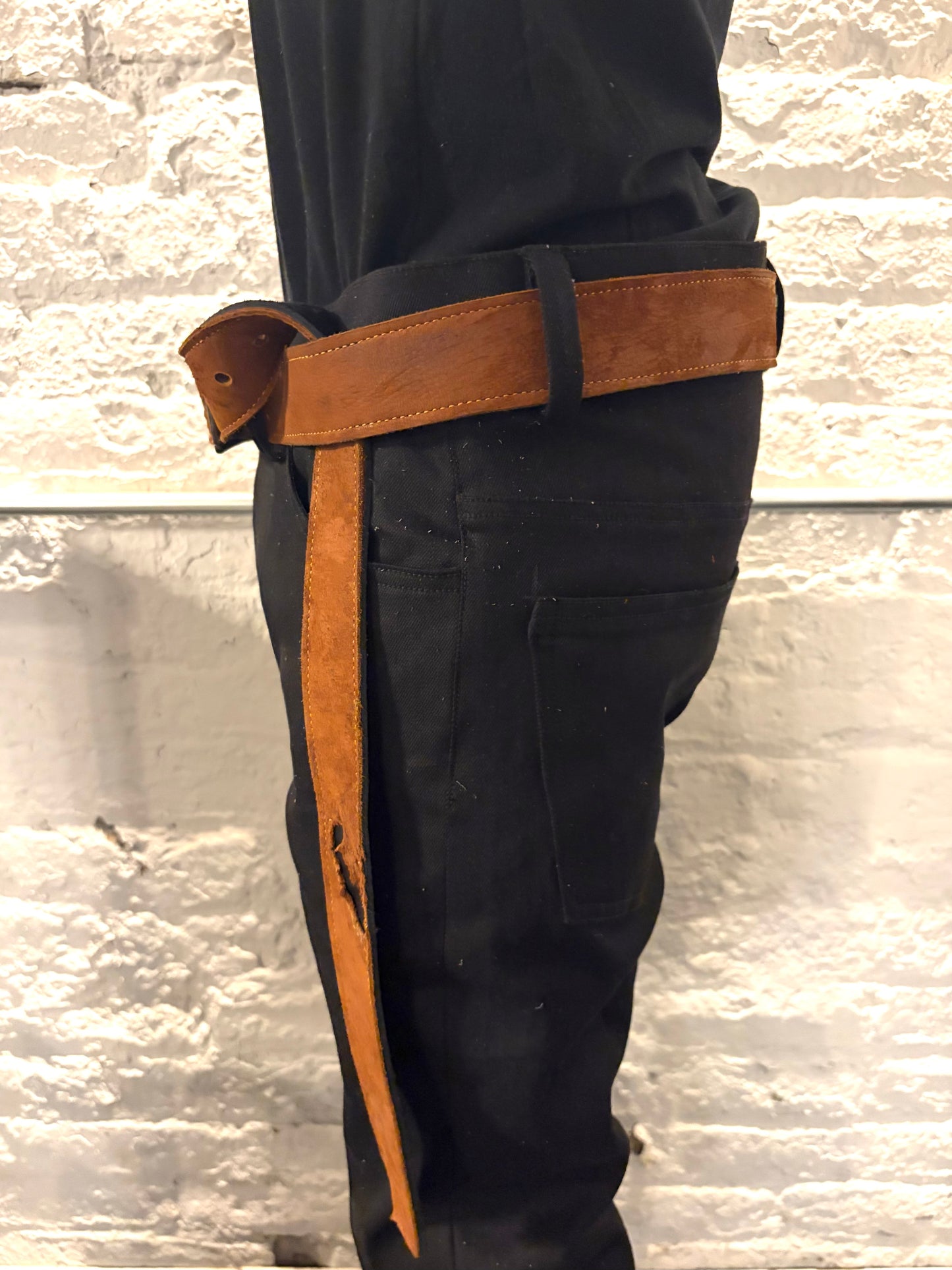 FW25 || KNG 13 - 1.5" BELT ||  BROWN HORSEHIDE
