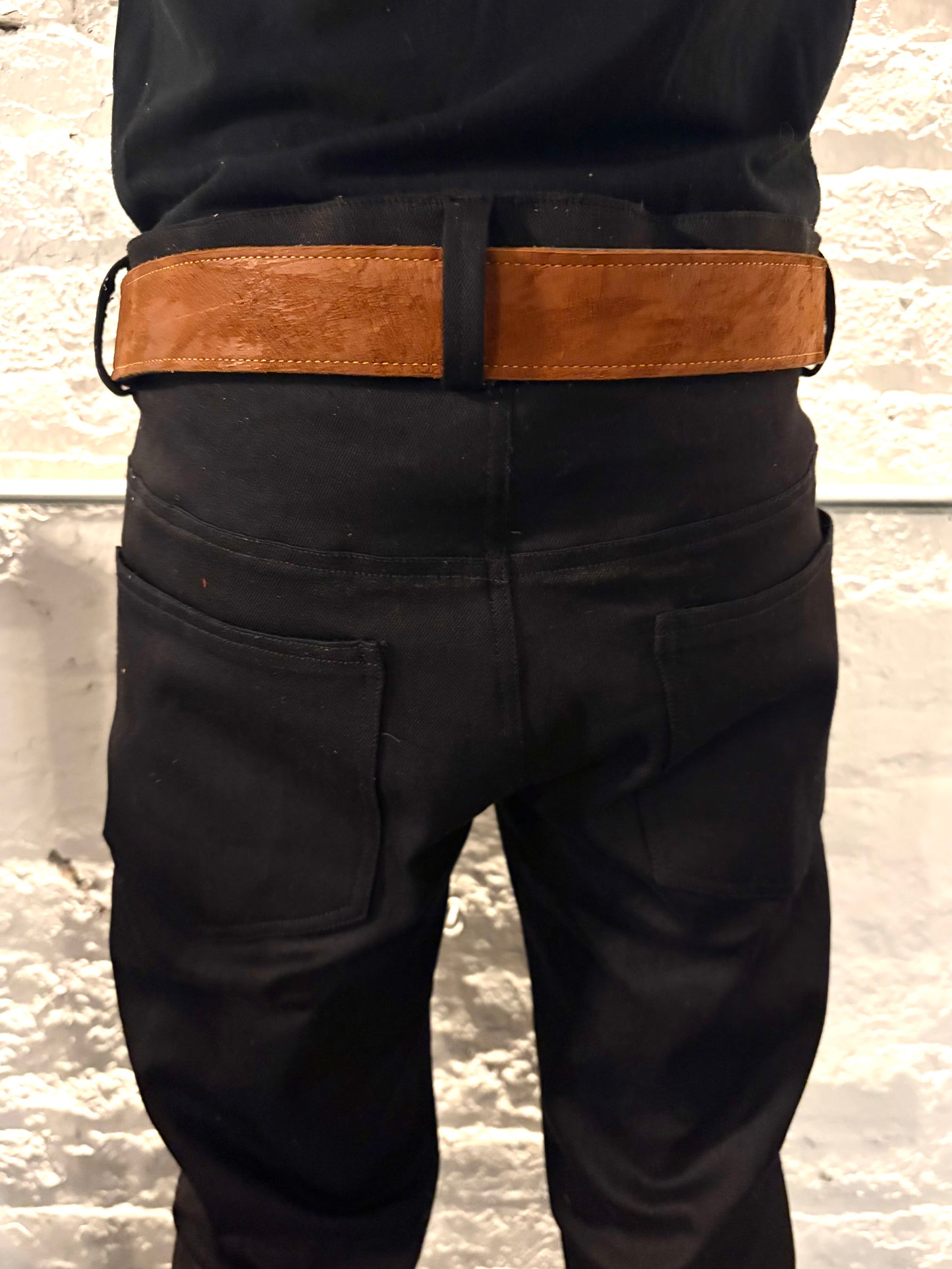 FW25 || KNG 13 - 1.5" BELT ||  BROWN HORSEHIDE