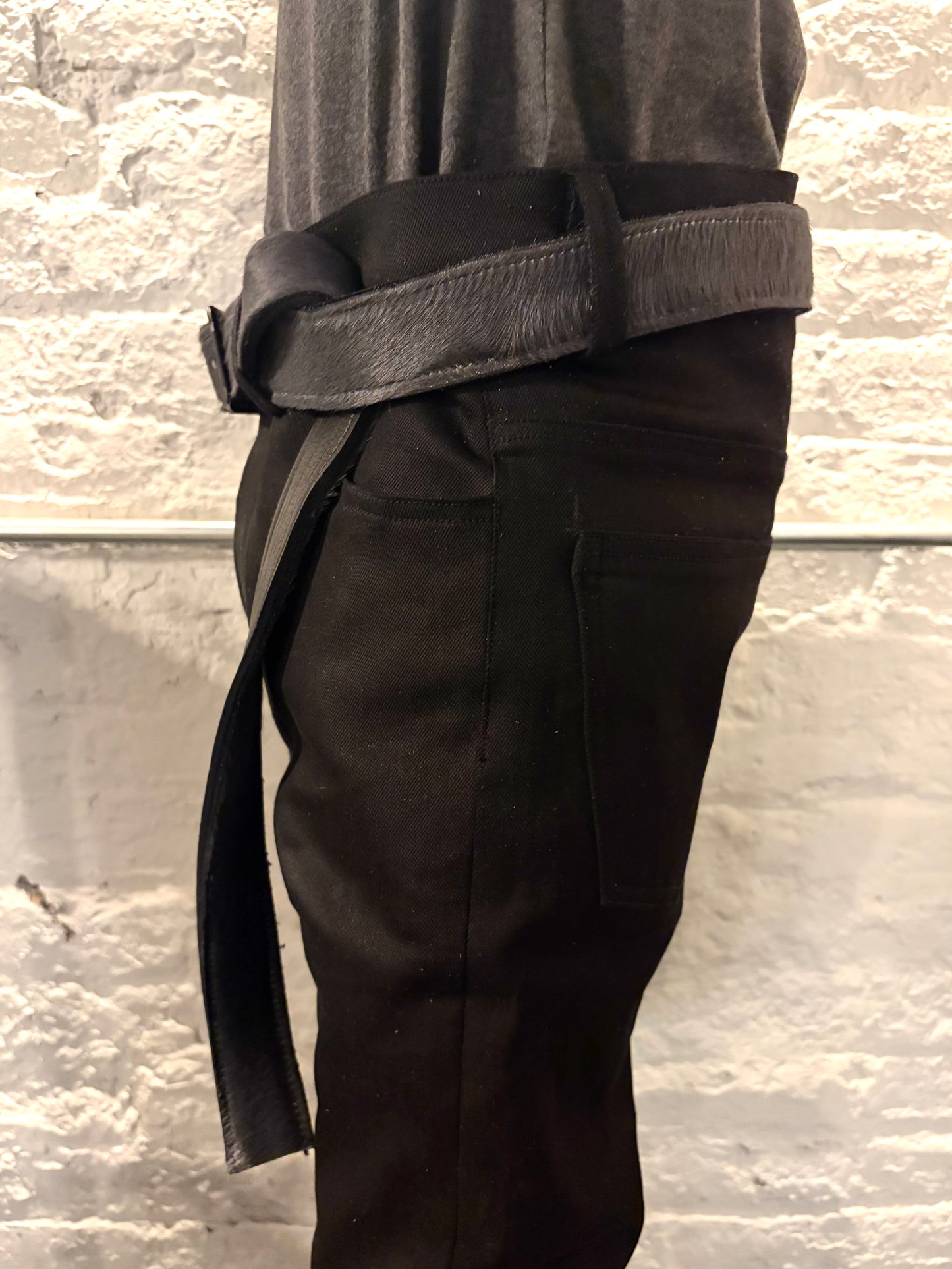 FW25 || KGN 13 1.5" BELT || BLACK - HORSEHAIR + BISON