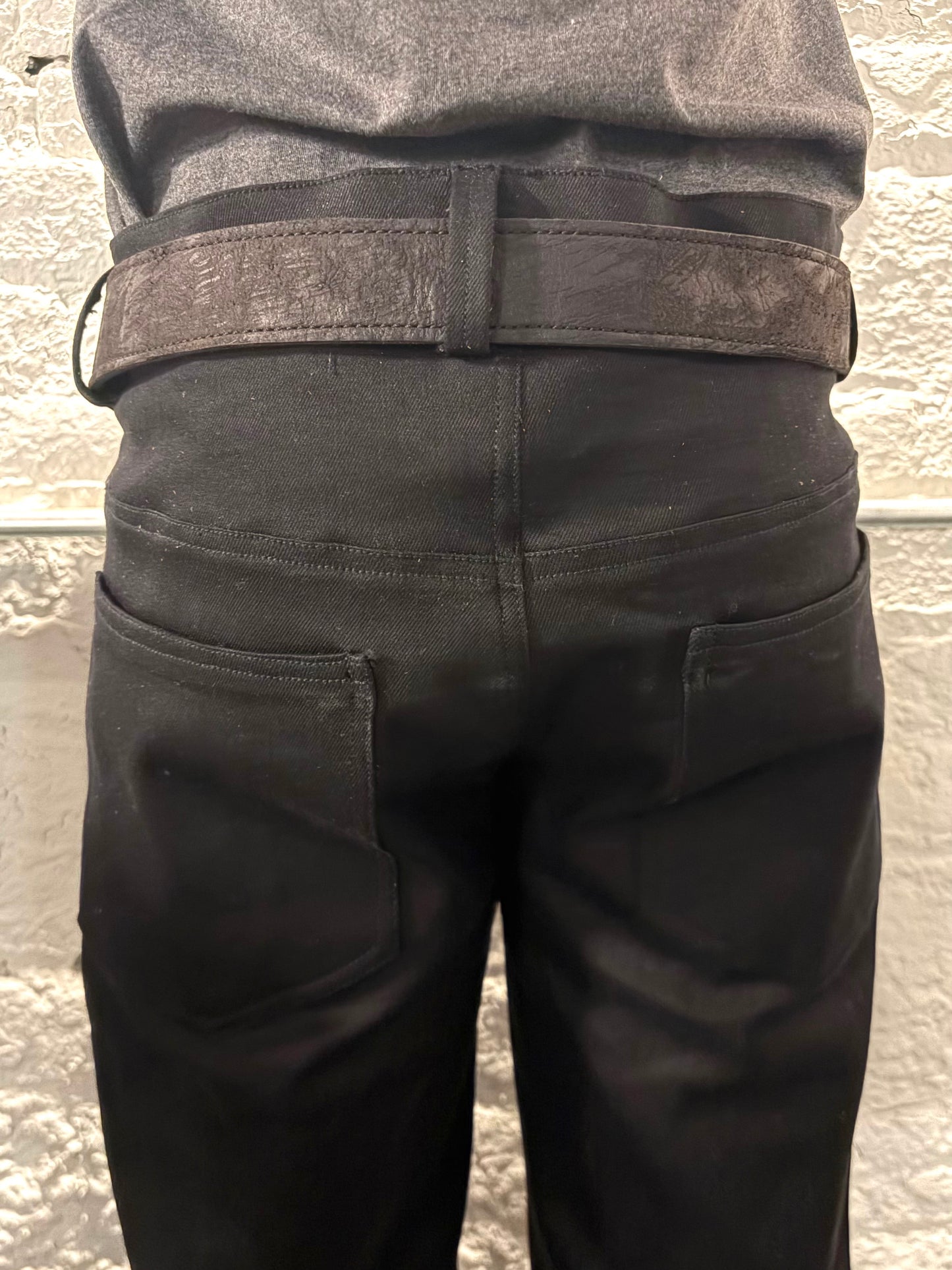 FW25 || KNG13 1.5" BELT || BLACK HORSEHIDE