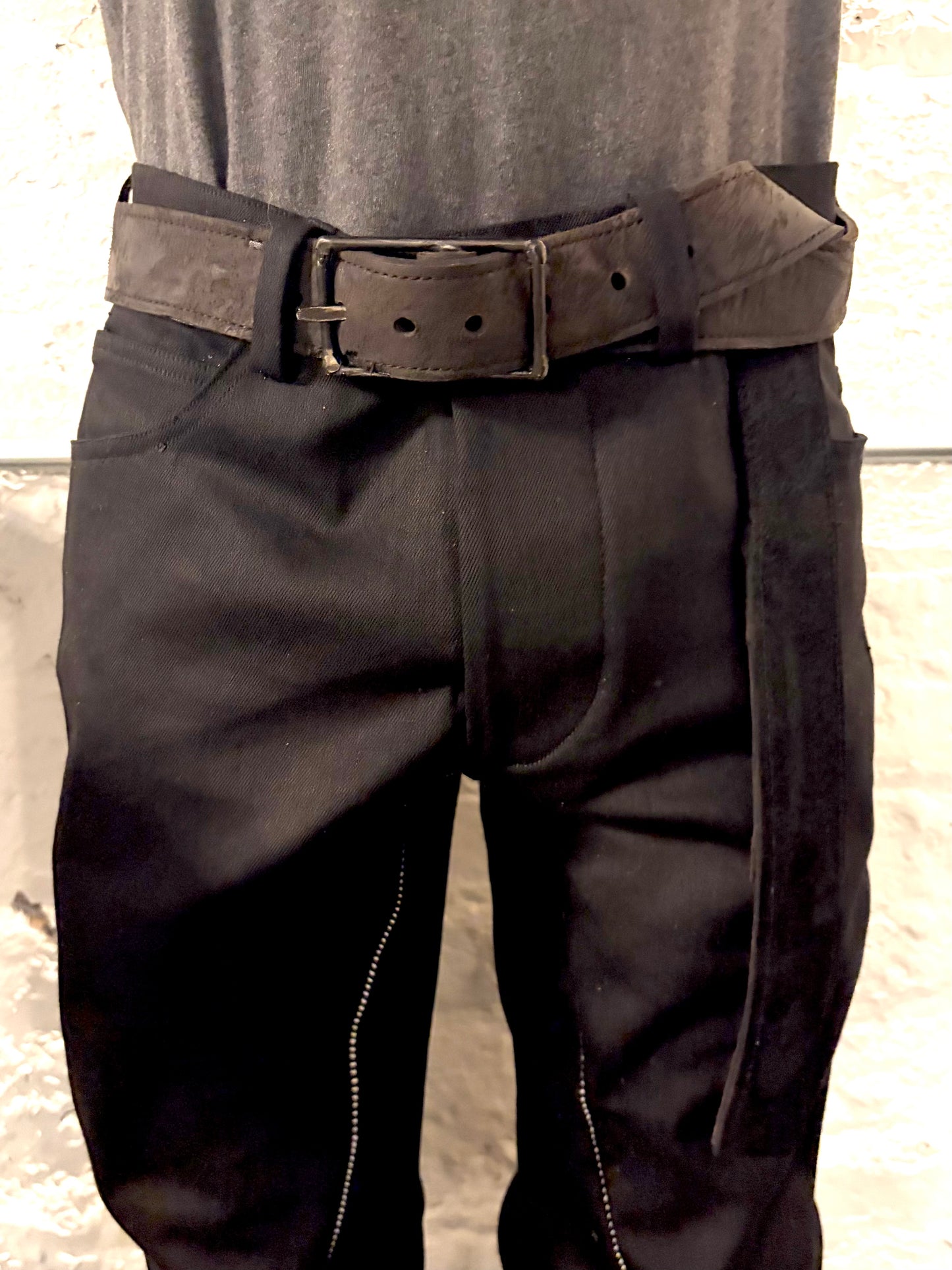 FW25 || KNG13 1.5" BELT || BLACK HORSEHIDE