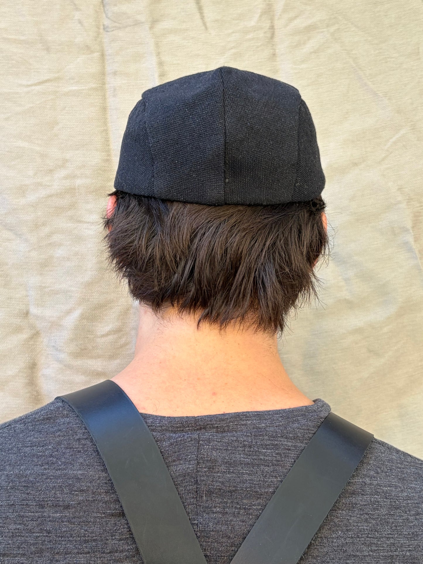 FW25 || SHAPED ZB HAT || 100% EGYPTIAN COTTON|| BLACK