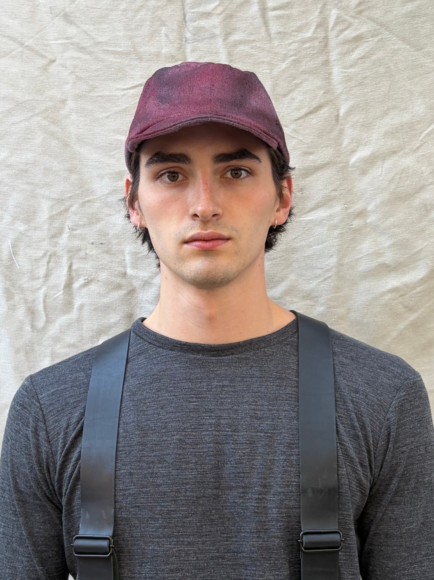 FW25 || SHAPED ZB HAT || 100% EGYPTIAN COTTON|| OD RED