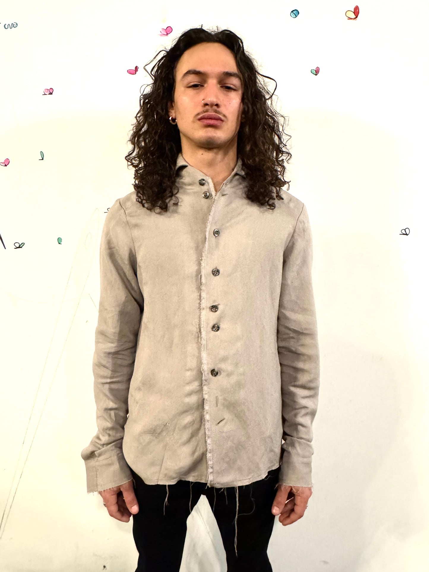 SS26 || PROTOLOGICAL ARCHETYPE SHIRT || ECRU || LINEN