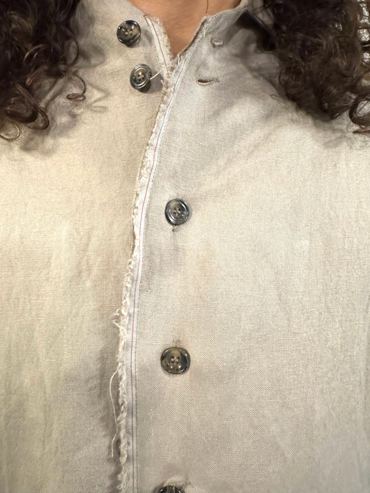 SS26 || PROTOLOGICAL ARCHETYPE SHIRT || ECRU || LINEN