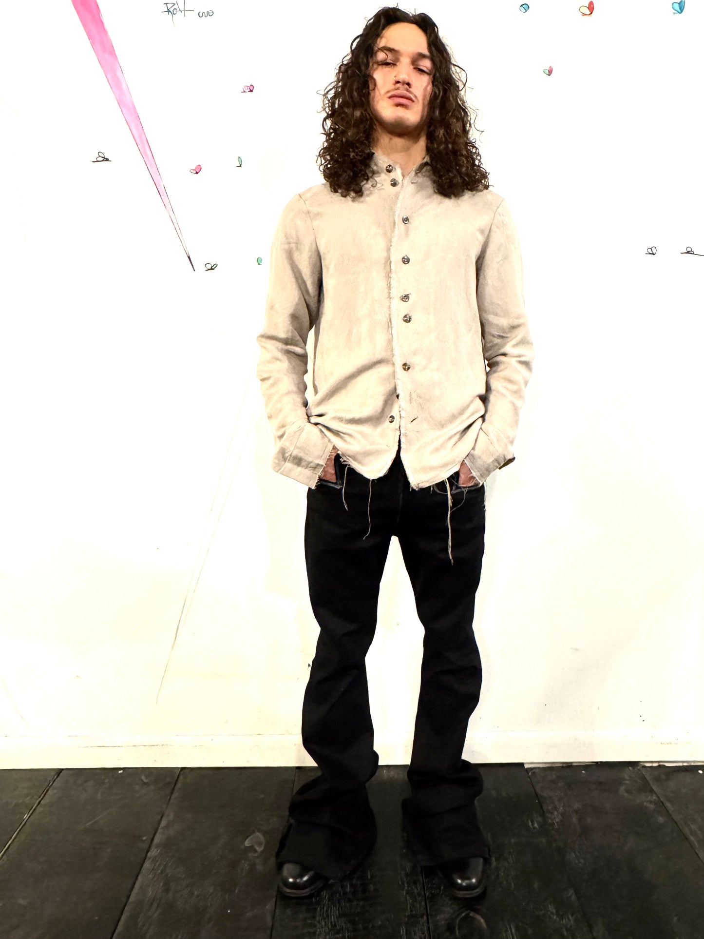 SS26 || PROTOLOGICAL ARCHETYPE SHIRT || ECRU || LINEN