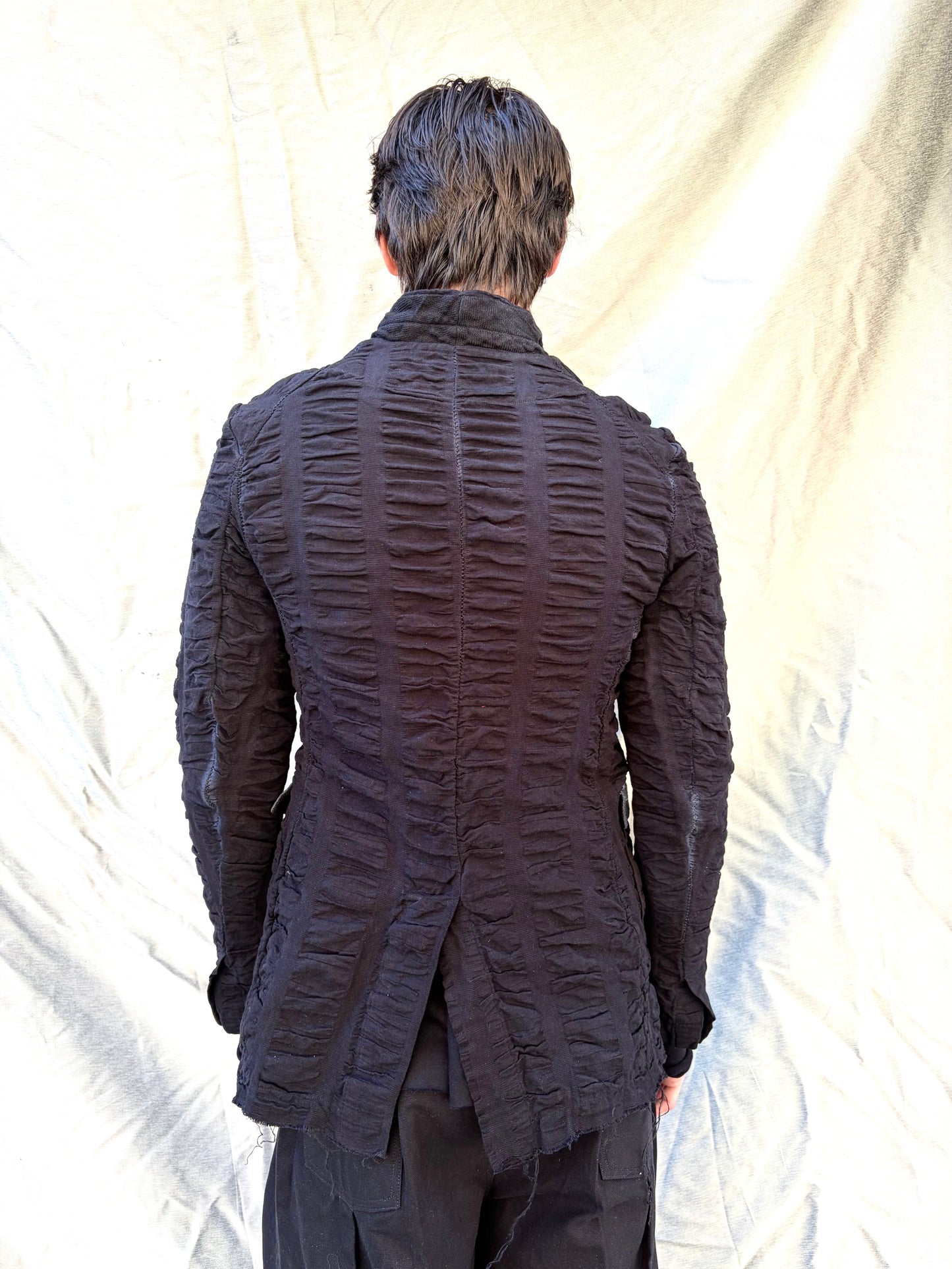 FW25 || CARDIGAN LINED 5 BUTTON BLAZER || 100% LINEN + COTTON