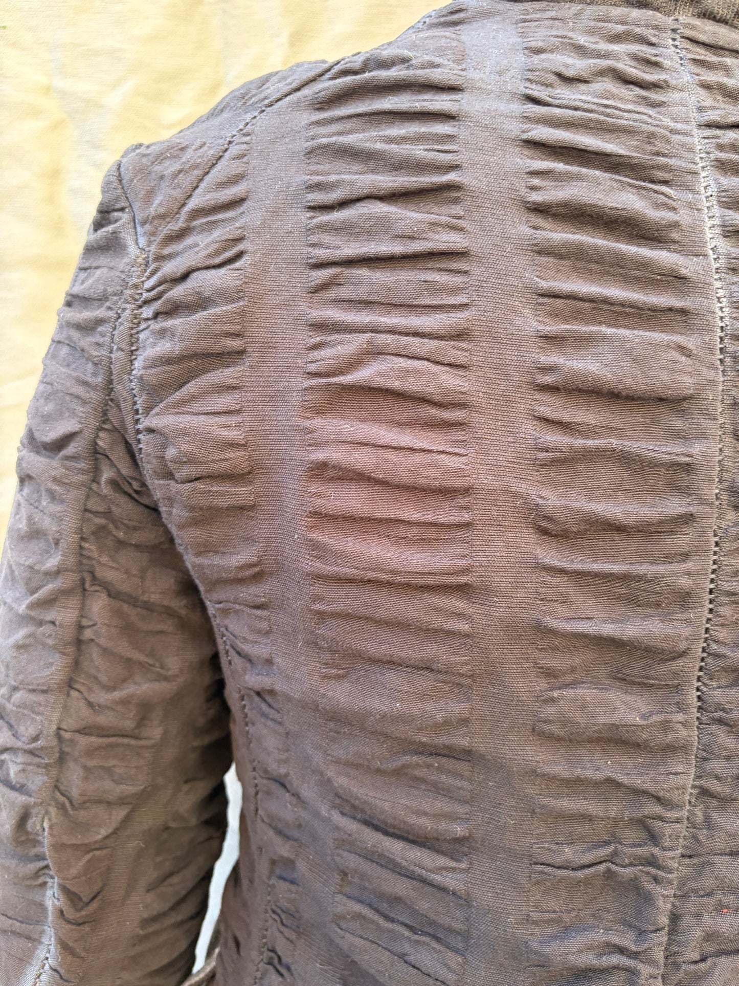 FW25 || CARDIGAN LINED 5 BUTTON BLAZER || 100% LINEN + COTTON