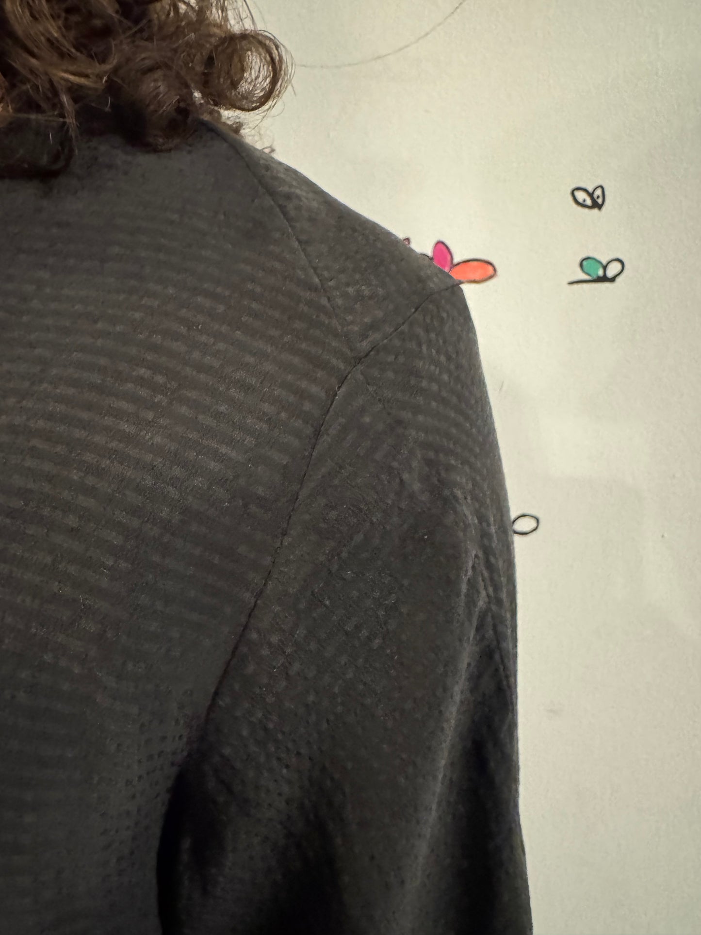 SS26 || PROTOLOGICAL ARCHETYPE SHIRT || BLACK || SILK SEERSUCKER