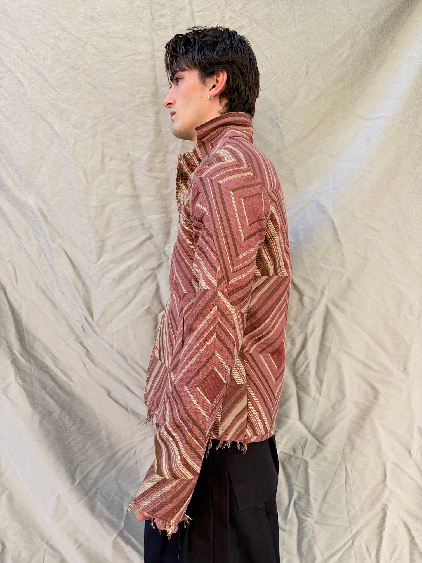 FW25 || PROTOLOGICAL ARCHETYPE SHIRT JACKET || SILK BROCADE