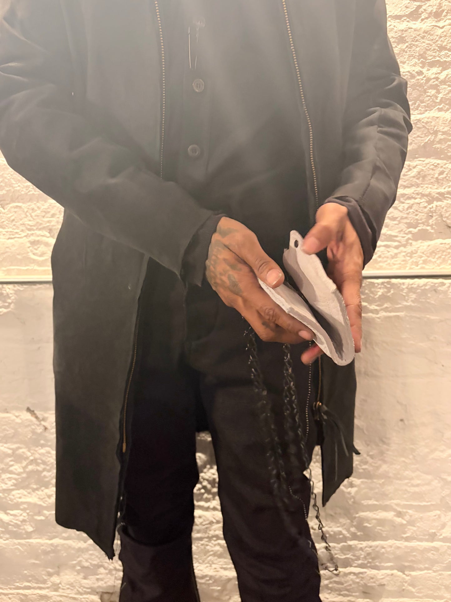 FW25 || ZB BLACK JACK + HOOK WALLET - WHITE || BISON