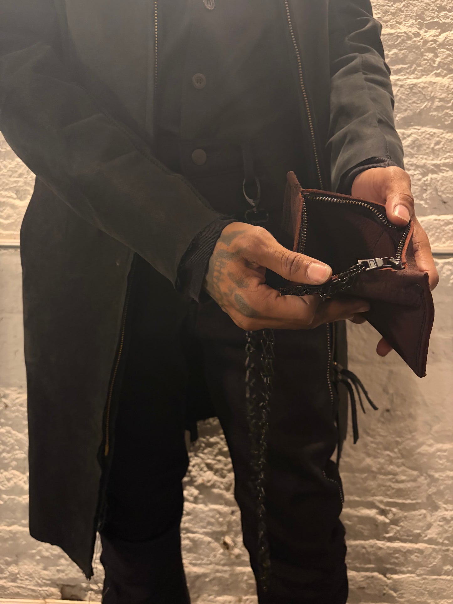 FW25 || ZB BLACK JACK + HOOK WALLET - OXBLOOD RED|| ELK