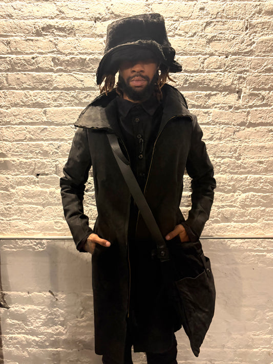 FW25 || NICK  || BLACK || COTTON + HORSEHIDE