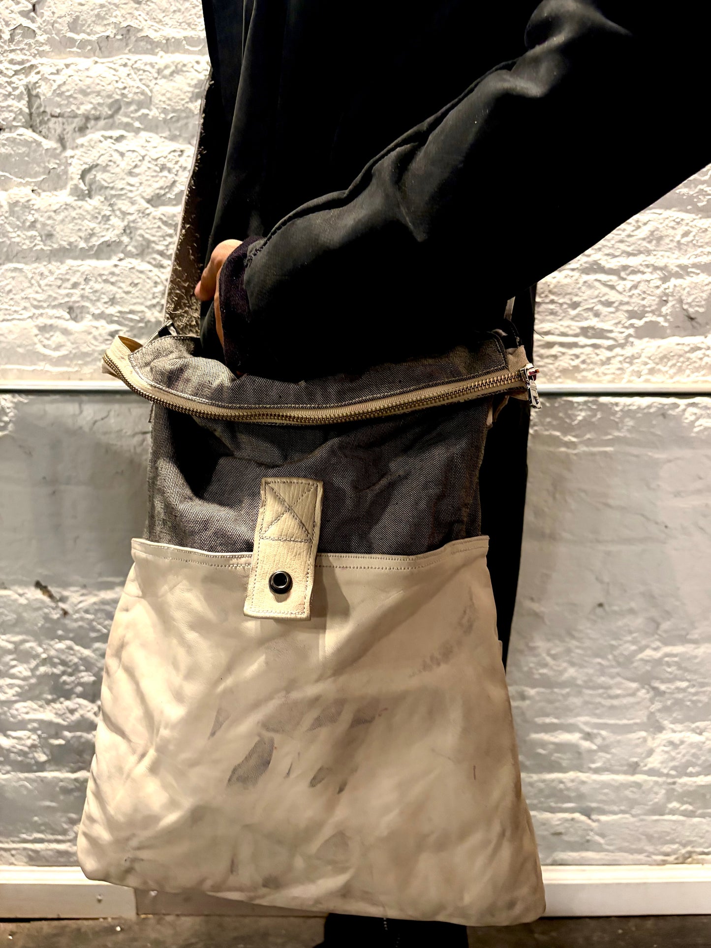 FW25 || NICK  || WHITE || COTTON + HORSEHIDE